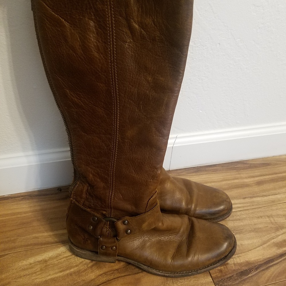 Frye Philip Tall Harness Boots
